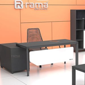 میز کارمندی راما مدل تمیس ال دار