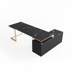 میز مدیریتی الوند مدل ال متصل گلدن نوا A-GOLDEN NOVA