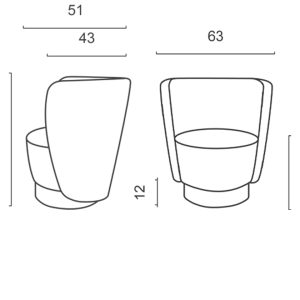 مبل اداری داتیس سری مجیک D-SM60D