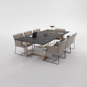 میز کنفرانسی الوند مدل A-GOLDEN NOVA