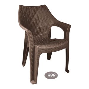 صندلی دسته دار حصیر بافت ناصرپلاستیک مدل NA-998