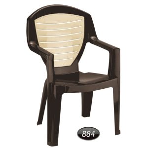 صندلی دسته دار دو رنگ ناصرپلاستیک مدل NA_884