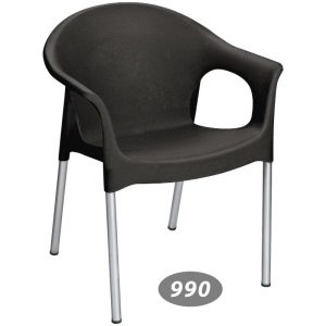 صندلی پایه فلزی ناصرپلاستیک مدل NA-990