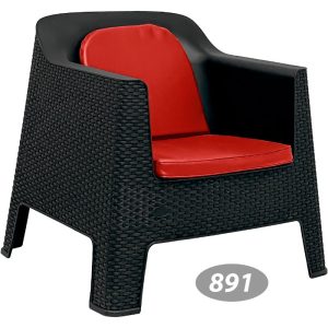 مبل دسته دار حصیر بافت ناصرپلاستیک مدل NA-891
